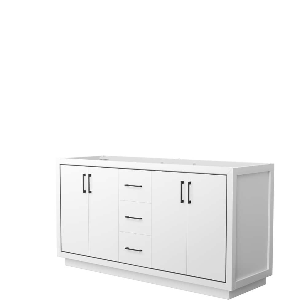 Icon Double Bathroom Vanity Cabinet, No Mirror
