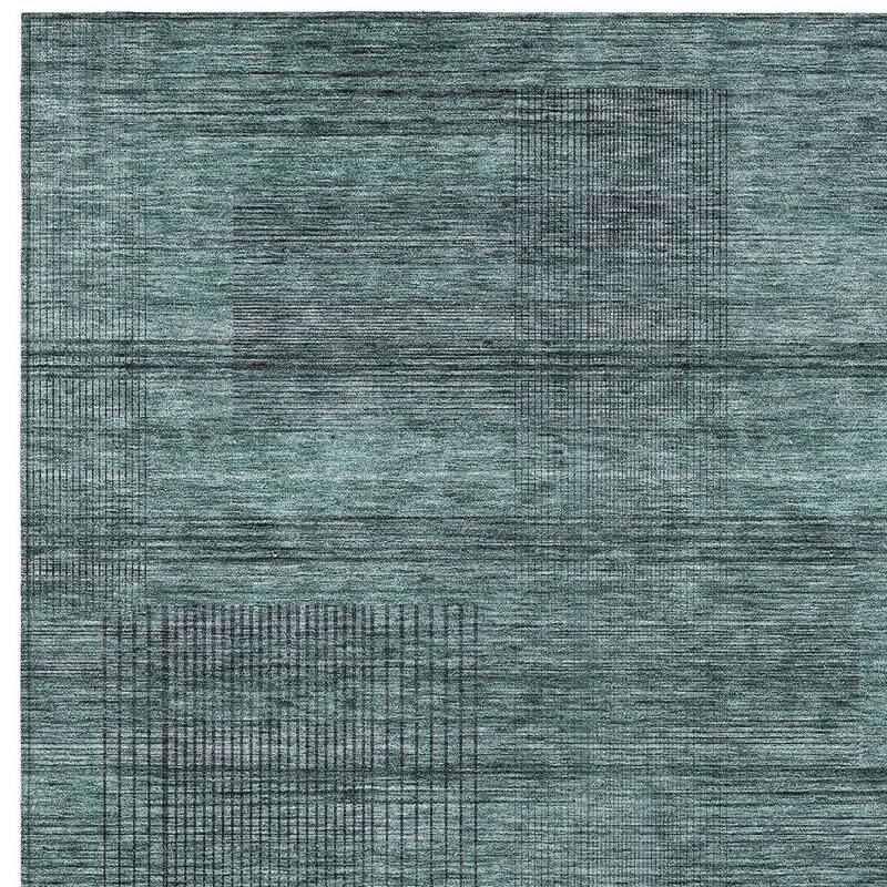 HomeRoots Striped Transitional Rectangle Outdoor Rug