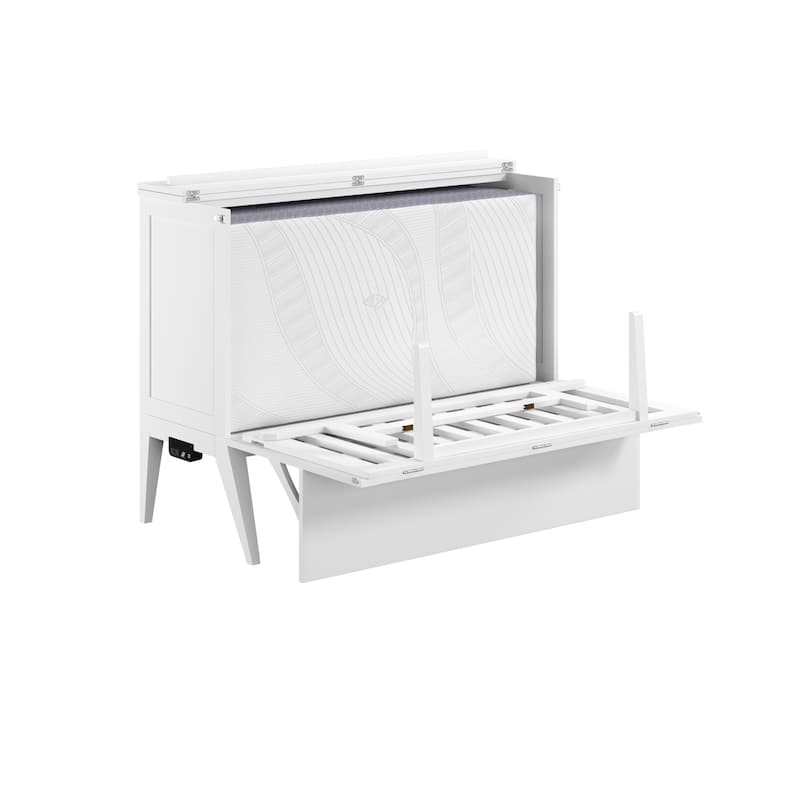 Northampton Full Murphy Bed Desk with Mattress