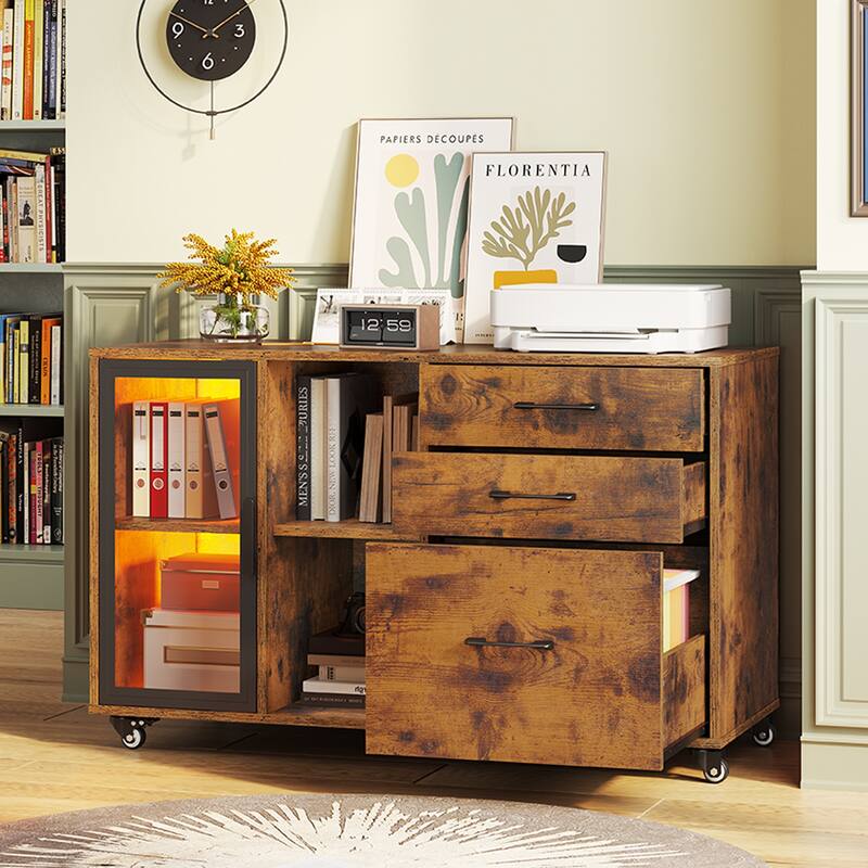 File Cabinet Legal Letter, A4 Size Drawers Mobile Filing Cabinet