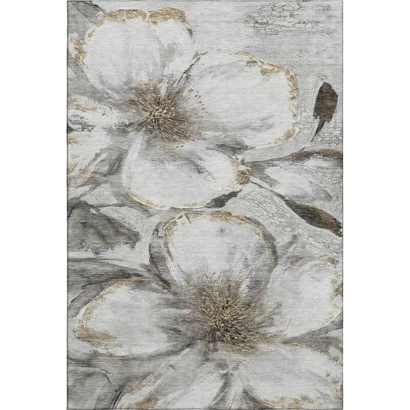 Premium Washable Super Soft Modern Floral Mayfield Rug