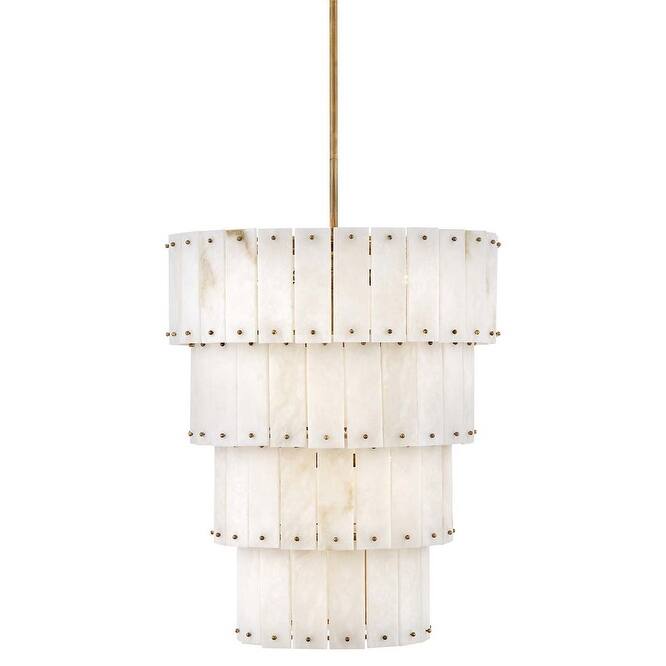 Fredrick Ramond FR47758 Simone 9 Light 24" Wide Waterfall Chandelier - Burnished Gold