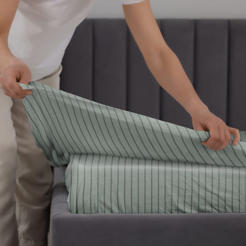 Martex Easy Living Cationic Stripe Sheet Set