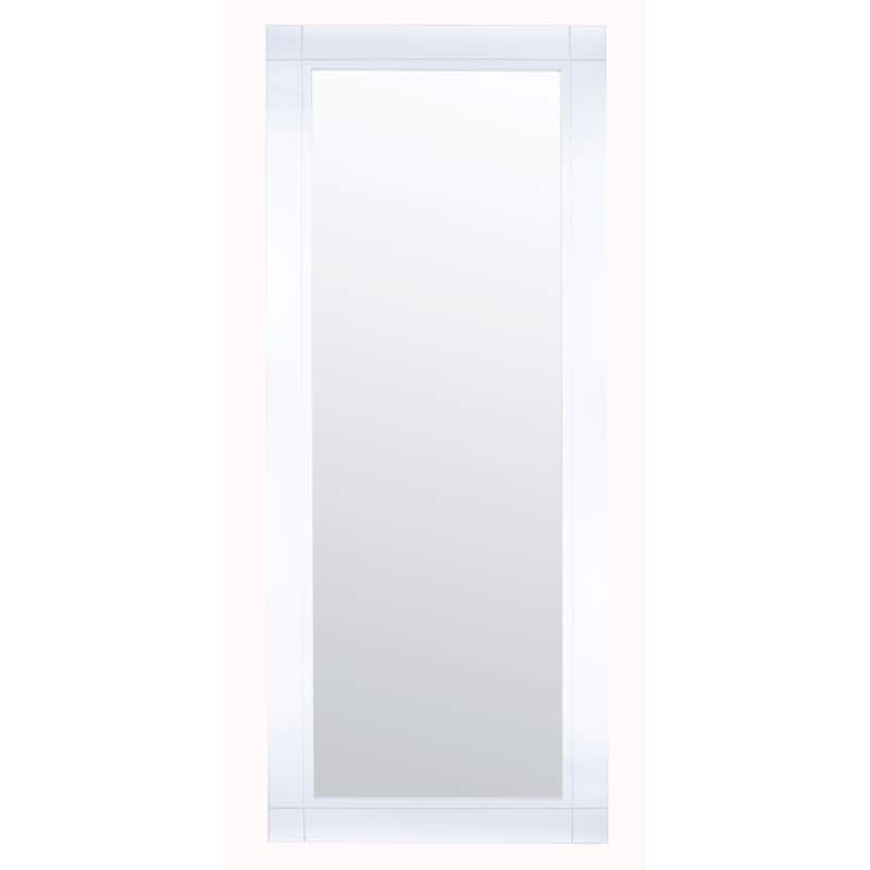 SAFAVIEH Couture Lisandra Acrylic Standing Mirror - Clear - 31"W x 1"D x 75"H