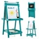 preview thumbnail 1 of 28, Costway Foldable Easel for Kids 3-in-1 Double-sided Art Easel with - See Details Grey