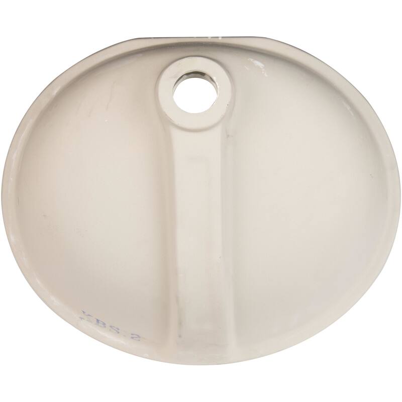 Ackland AKKPS-UNDOVL-1714-SB 19-1/2" Oval Porcelain Undermount