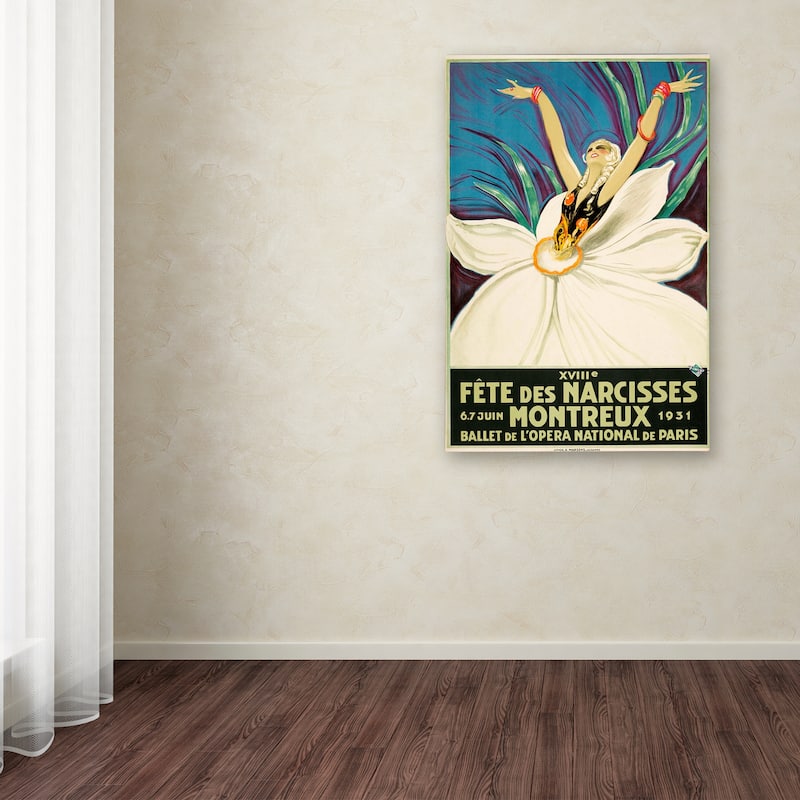 Vintage Apple Collection 'Paris Ballet' Canvas Art