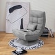 preview thumbnail 20 of 28, Costway 360° Swivel Floor Chair 5-Level Adjustable Lazy Chair w/ - See Details