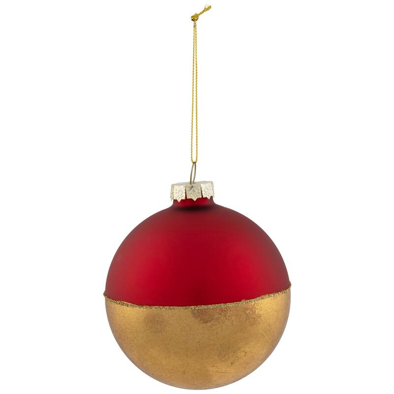 3.5" Glass Ball Christmas Ornament