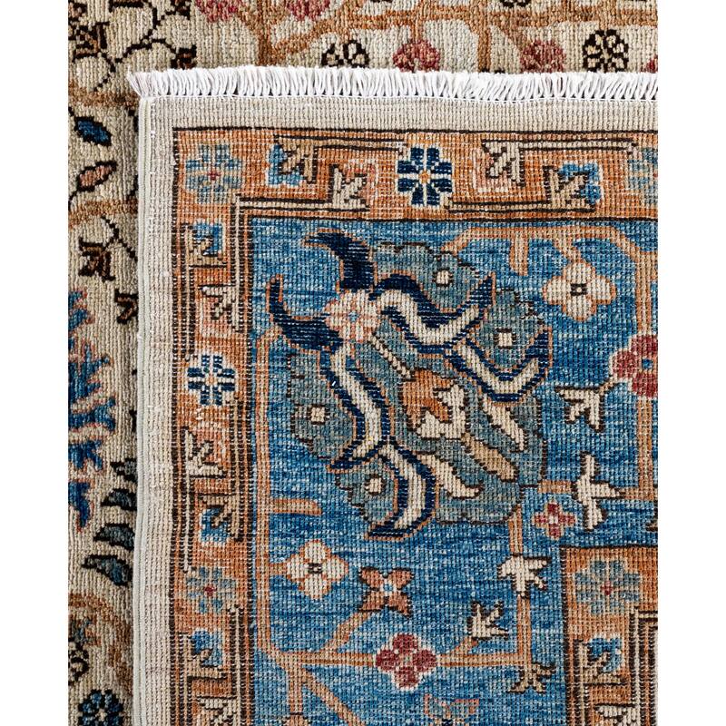 Serapi One-of-a-Kind Hand-Knotted Area Rug - Ivory - 7' 11" x 10' 0"