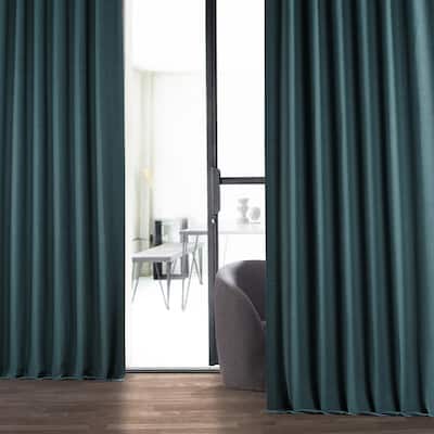 Exclusive Fabrics Textured Bellino Room Darkening Curtains (1 Panel)