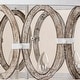 preview thumbnail 12 of 10, Farmhouse Distressed White 4-Light Wooden Drum Chandelier