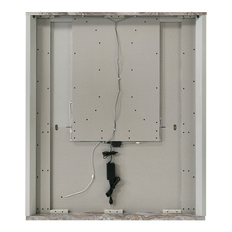 Furniture of America Sherri Modern 5-Piece Light Grey Solid Wood Kids Platform Bedroom Set with LED