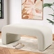 preview thumbnail 3 of 18, Upholstered Bench Beige