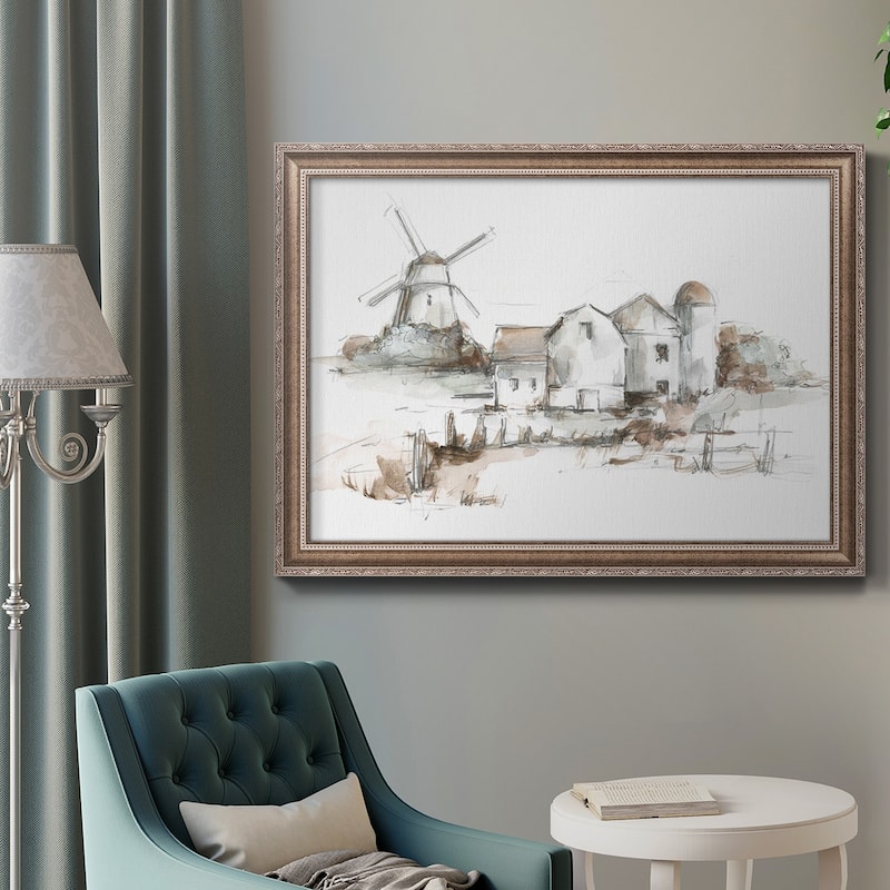 Old Mill Farm II Premium Framed Canvas- Ready to Hang