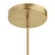 preview thumbnail 6 of 7, Kichler Calters 19.75 inch LED Pendant with Champagne Gold Finish