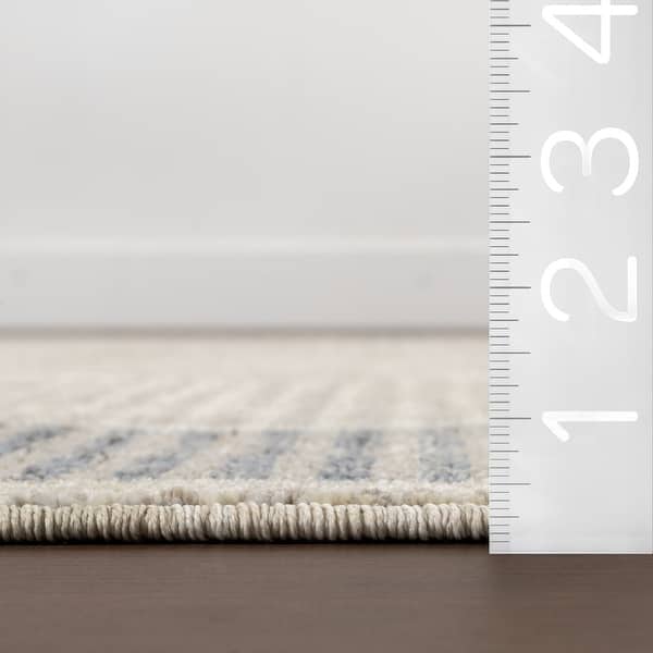dimension image slide 1 of 2, Nuloom Allyson Modern Geometric Area Rug