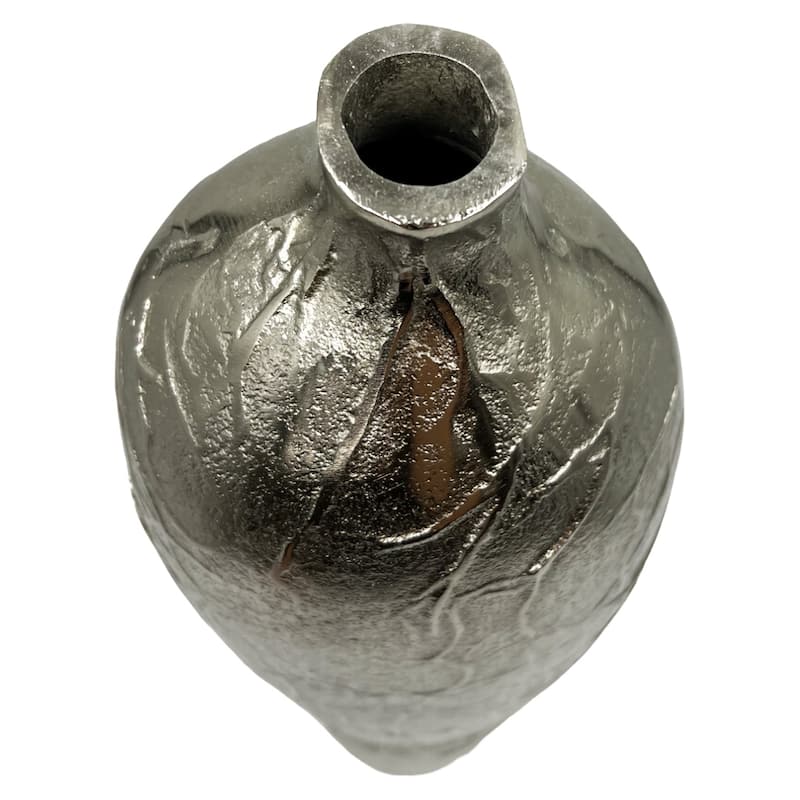 20 Inch Tall Decorative Handmade Aluminum Modern Flower Vase