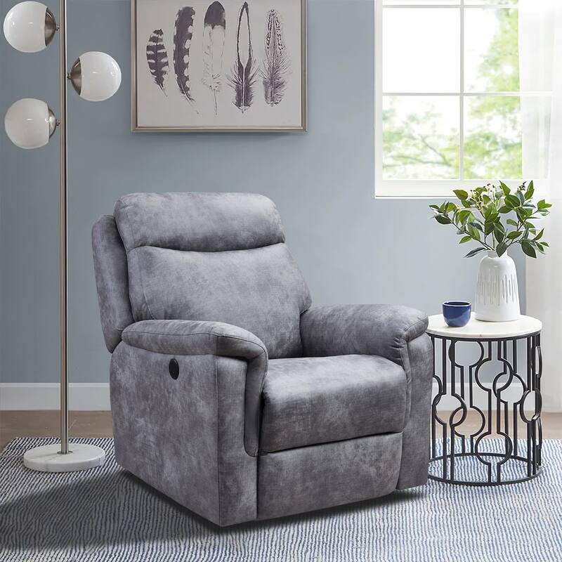 Ash Power Recliner with USB port