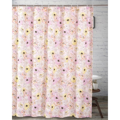 Greenland Home Fashions Misty Bloom Shower Curtain - 72 x 72 inches