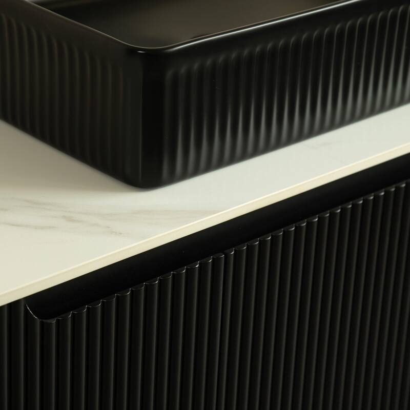 48" Bathroom Vanity with Sintered Stone Countertop and Sink