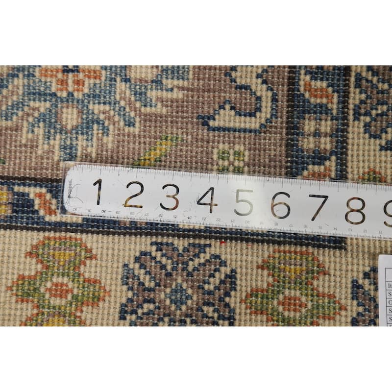 Traditional Kazak Oriental Rug Handmade Grey Wool Carpet - 2'0"x 3'0"