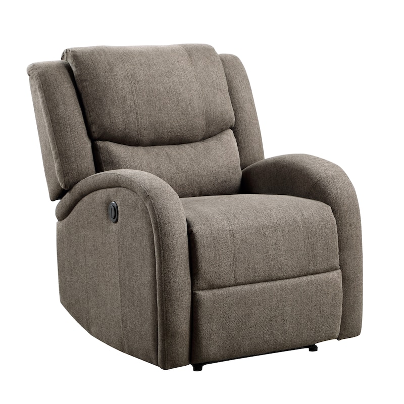 Patterson Fabric Power Reclining Chair - Brown