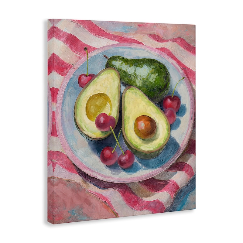 Stupell Avocado & Fruits Meal Canvas Wall Art Design By Lil' Rue