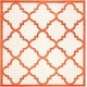 preview thumbnail 84 of 104, SAFAVIEH Amherst Blanch Modern Rug 7' Square - Beige/Orange - Square