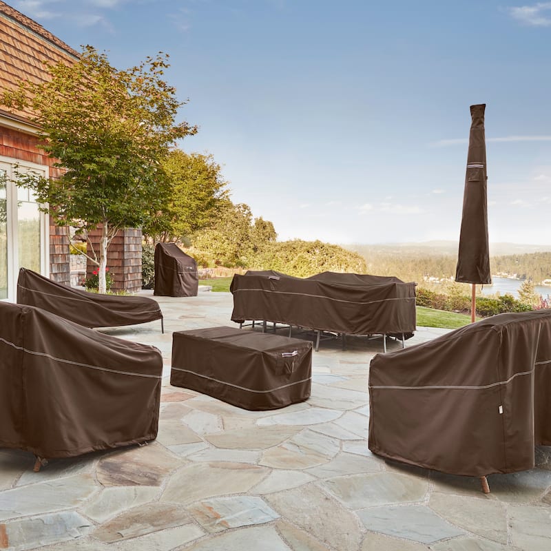 Classic Accessories Madrona Waterproof 25.5 Inch High Back Patio Chair Cover