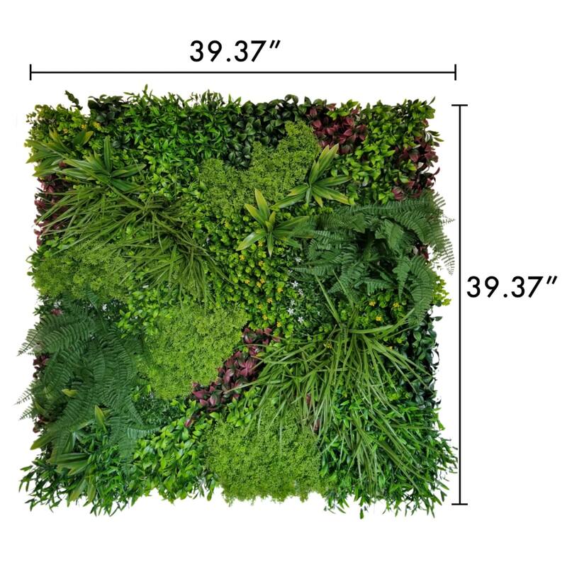 Artificial Foliage Firenze Wall Panels Indoor/Outdoor - Green