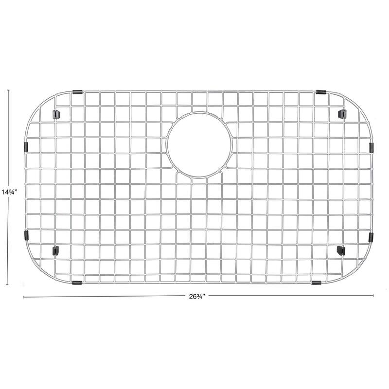 Karran USA GR-3004 26-3/4" L x 14-3/4" W Stainless Steel Basin Rack - Stainless Steel