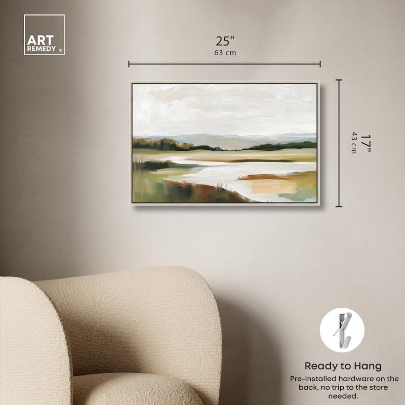 Verdant Valley Canvas by Art Remedy