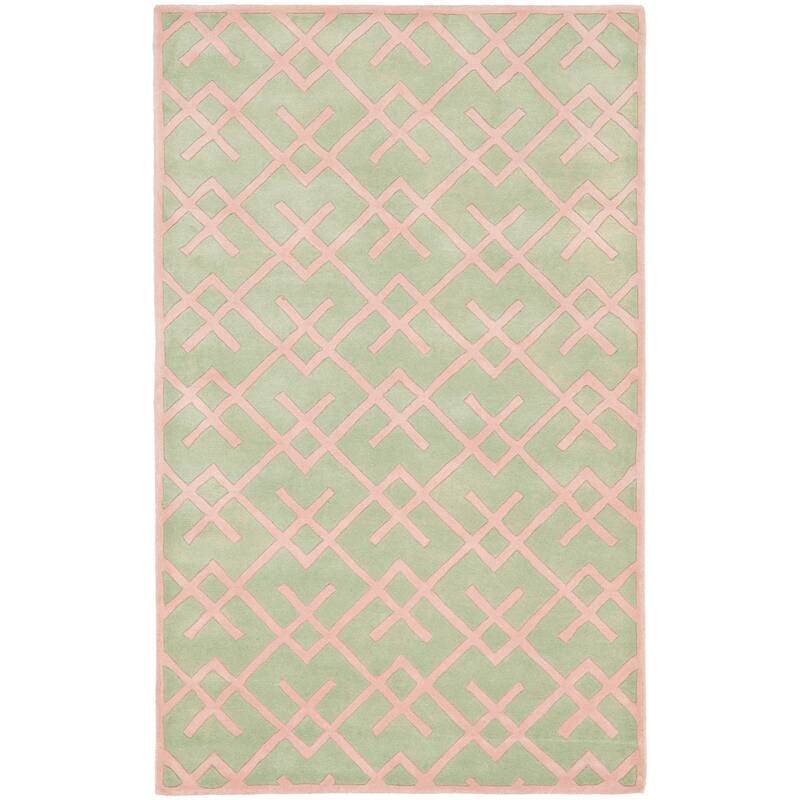 SAFAVIEH Handmade Chatham Ulya Modern Moroccan Wool Rug
