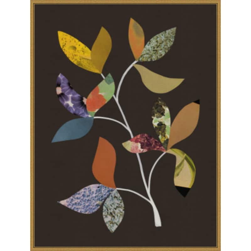 Blooming Branches by Alisa Galitsyna Framed Canvas Wall Art Print - Sylvie Gold