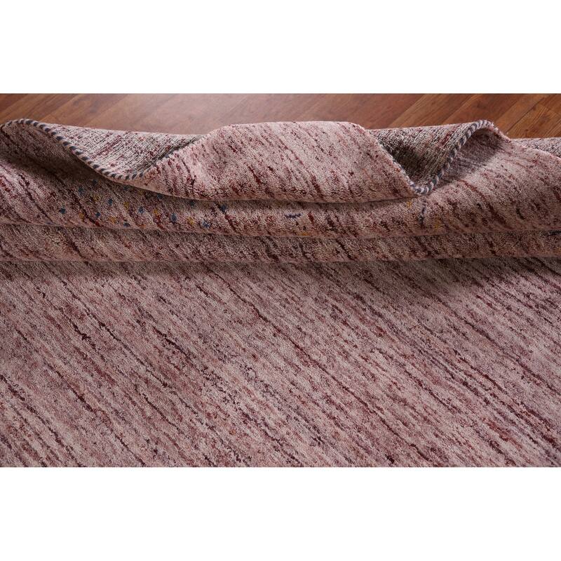 Hand Knotted Oriental 100% Wool Carpet Tribal Tribal Multi-Colored Gabbeh Area Rug - 10' 8'' X 7' 11''