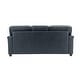preview thumbnail 23 of 44, Rita Living Room 3-Seat Genuine Leather Sofa with Solid Wood Legs and Nailhead
