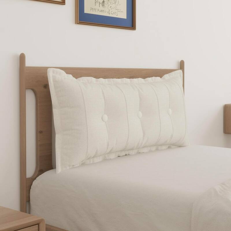 WOWMAX Headboard Pillow Bed Rest Body Pillow Back Support Reading
