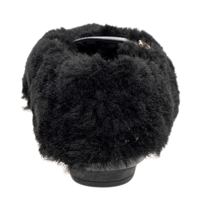 Salvatore Ferragamo Furry Noella Flats