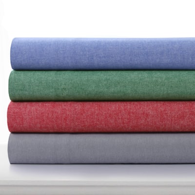 Portuguese Yarn Dyed Cotton Flannel Extra Deep Pocket Sheet Set