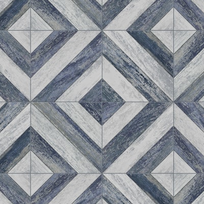 Merola Tile Cassis Sete Blue 9-3/4" x 9-3/4" Porcelain Floor and Wall Tile
