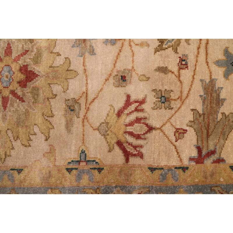 ECARPETGALLERY Hand-knotted Jules Serapi Beige, Ivory Wool Rug - 7'10 x 9'10