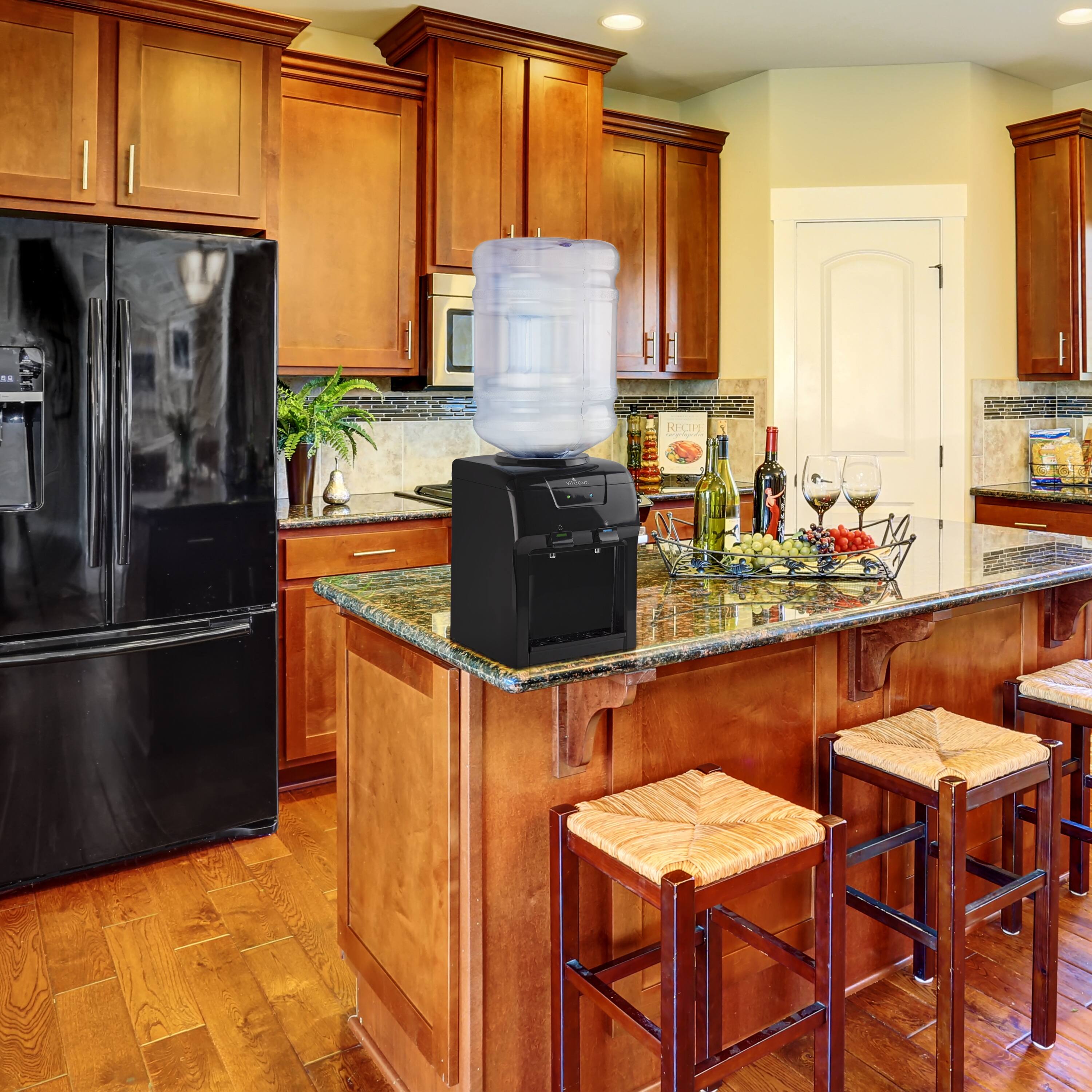 Vitapur Countertop Water Dispenser (Room and Cold) Black On Sale