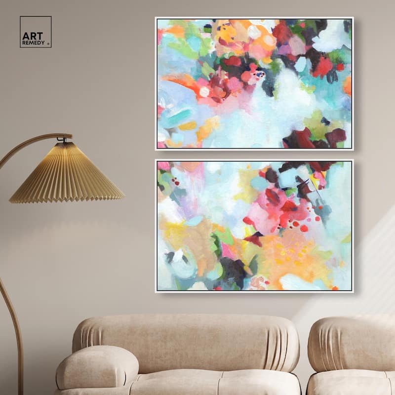 Play of Light Canvas Set of 2 by Art Remedy