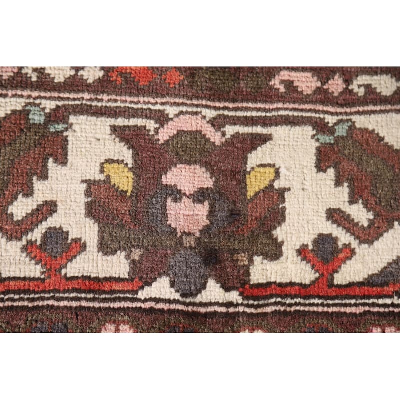 Bakhtiari Persian Vintage Area Rug Handmade Wool Carpet - 7'1"x 10'3"