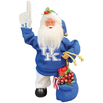 NCAA 12" Kentucky Animated/Musical Santa