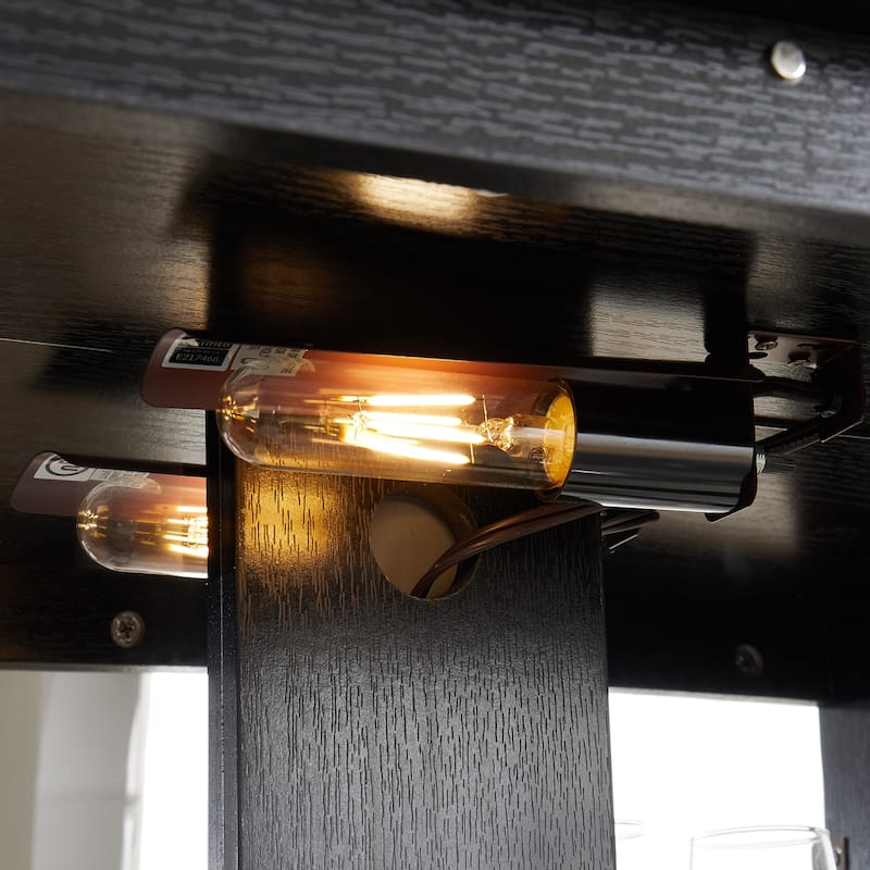 GDF Studio - Curio Cabinet with Adjustable Shelves and Storage Drawer