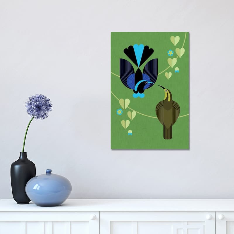 iCanvas "Bird Of Paradise VII" by Scott Partridge Canvas Print - 18x12x1.5