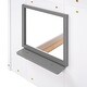 preview thumbnail 12 of 11, Twin Over Twin Bunk Bed with Roof, Window, Guardrail, and Ladder