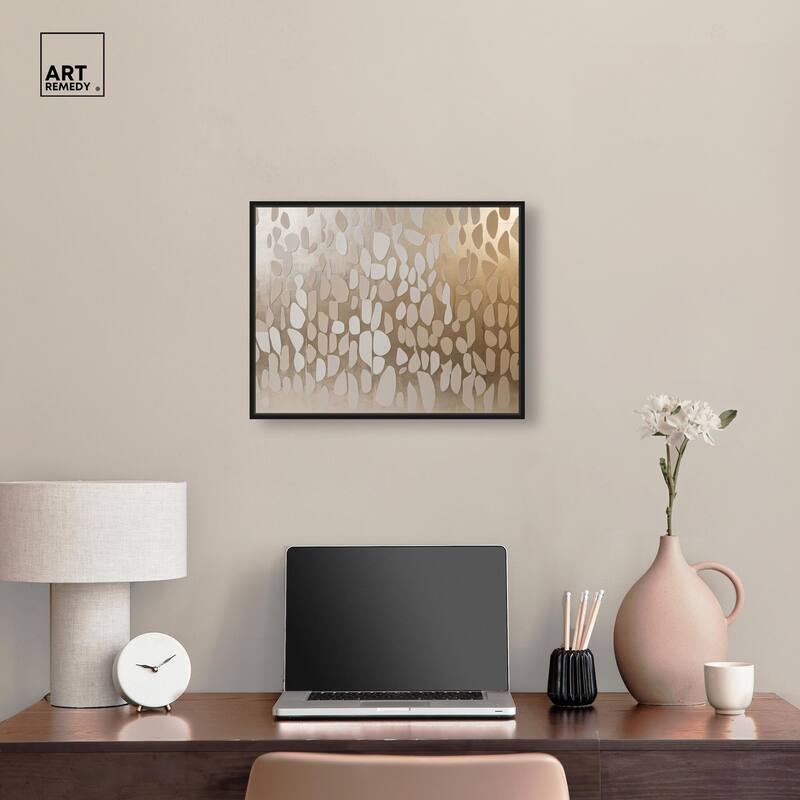 Glimmering Cascade Canvas by Art Remedy